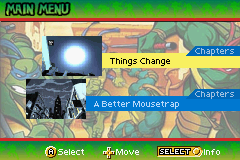 Game Boy Advance Video - Teenage Mutant Ninja Turtles - Things Change Screenthot 2